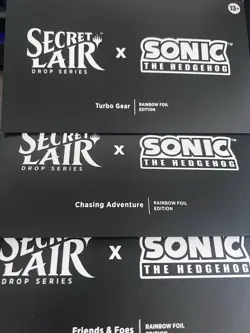 MTG: Secret Lair x Super Sonic Foil bundle edition Sealed turbo adventure foes - Image 1