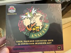 2025 Pokemon Worlds Arcanine Coin Damage Counter Dice Marker Set Anaheim - Image 1