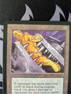 Black Vise ~ Alpha [Slightly Played][Magic MTG] - Image 2