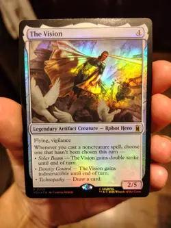 1x The Vision - Foil MTG - Marvel Super Heroes - NM-Mint - Image 1