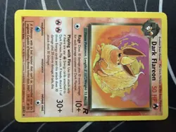 Dark Flareon 35/82 Uncommon Team Rocket Pokemon Unlimited Lightly Played - Image 1