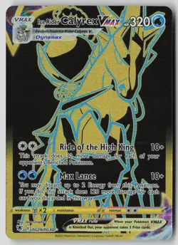 Ice Rider Calyrex VMAX TG29/TG30 Astral Radiance Trainer Gallery Pokemon Holo LP - Image 1