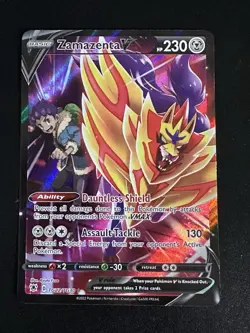 Zamazenta V TG22/TG30 Pokemon Astral Radiance Trainer Gallery Ultra Rare Holo NM - Image 1