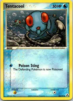 Tentacool 66/92 Common Legend Maker Pokemon Near Mint - Image 1