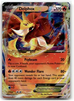 Delphox EX XY19 Promo XY Promo Pokemon Holo LP - Image 1