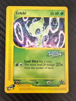 CELEBI #50 POKEMON 4EVER BLACK STAR PROMO - Image 1