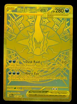 Pokemon MEGA DARKRAI EX 120/084 - Pitch Black - SECRET RARE FULL ART - Image 1