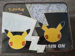 Pokemon TCG Celebrations Collector Chest Lunchbox Tin Sealed - Image 2