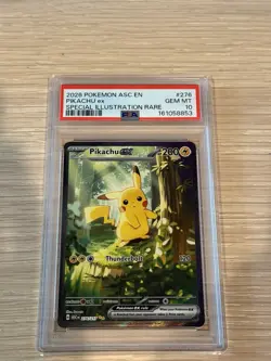 2026 Pokemon ASC EN-ASCENDED HEROES Special Illustration PIKACHU PSA 10! - Image 1