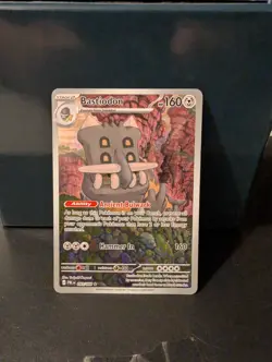POKEMON TCG Pitch Black 093 Bastiodon Illustration Rare - Image 1