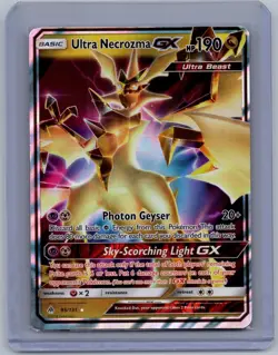 ULTRA NECROZMA GX 95/131 HOLO GX RARE FORBIDDEN LIGHT POKEMON HOLO NM/M - Image 1
