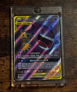 The Pokemon Company Gengar & Mimikyu GX TAG TEAM Full Art Holo 164/181 UR 240HP - Image 1