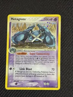 The Pokemon Company Metagross 11/107 Deoxys Holo Rare English 2005 100HP - Image 1