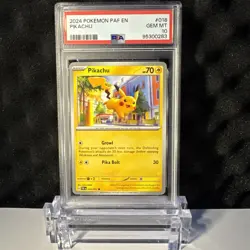 2024 POKEMON PAF EN-PALDEAN FATES #018 PIKACHU PSA 10 ✨ - Image 1