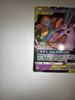 Pokemon TCG Espeon & Deoxys GX Sun & Moon Unified Minds Tag Team 72/226 - Image 5