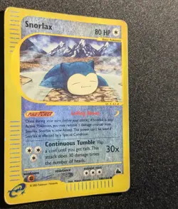 Pokemon SKYRIDGE - #100/144 Snorlax - Reverse Holo - ENG - Heavily Played - Image 5