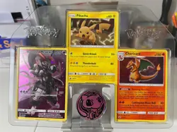 Pokemon Fall 2019 Collector Treasure Chest Lunchbox PROMOS ONLY Original Insert - Image 1