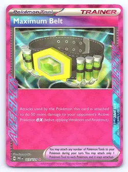 Maximum Belt 154/162 ACE SPEC Rare Temporal Forces Pokemon Near Mint - Image 1