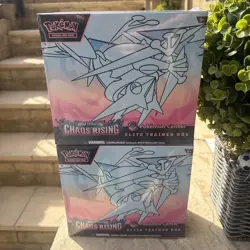 Pokemon Chaos Rising Pokemon Center Elite Trainer Box (Factory Sealed) - In hand - Image 1