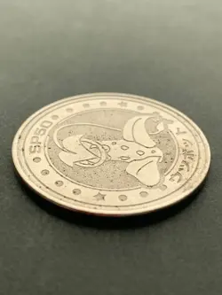 Victreebel SP50 medal coin Pokemon Japanese Pokemon Meiji Juice NINTENDO Rare - Image 5