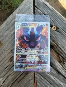Lucario Vstar Swsh291 Holo Sword Shield Promo Pokemon - Image 1