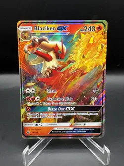 Blaziken GX 28/168 Holo GX Rare Celestial Storm Pokemon Near Mint - Image 1