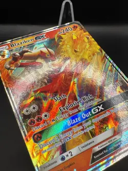 Blaziken GX 28/168 Holo GX Rare Celestial Storm Pokemon Near Mint - Image 3