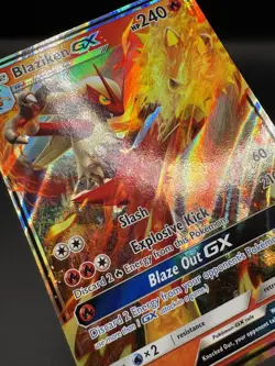 Blaziken GX 28/168 Holo GX Rare Celestial Storm Pokemon Near Mint - Image 4