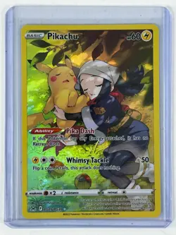 Pikachu TG05/TG30 Holo Lost Origin Trainer Gallery Pokemon NM - Image 1