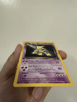 Pokemon Dark Alakazam Team Rocket First Edition 18/82 - Image 2
