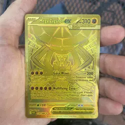 Pokemon TCG Perfect Order Hyper Rare Gold Mega Zygarde EX Full Art 124/088 - Image 1
