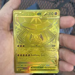 Pokemon TCG Perfect Order Hyper Rare Gold Mega Zygarde EX Full Art 124/088 - Image 2
