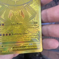 Pokemon TCG Perfect Order Hyper Rare Gold Mega Zygarde EX Full Art 124/088 - Image 4