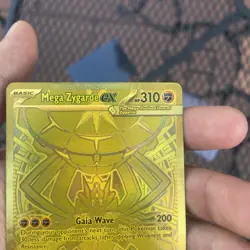 Pokemon TCG Perfect Order Hyper Rare Gold Mega Zygarde EX Full Art 124/088 - Image 5