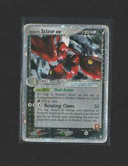 2004 Pokemon EX Team Rocket Returns Rocket's Scizor ex 101/109 Holo Rare Foil - Image 1