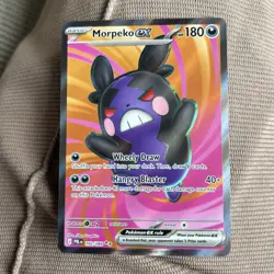 Pokemon TCG Morpeko EX 102/084 Full Art Mega Evolution Pitch Black Pack Fresh - Image 1