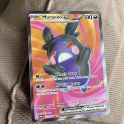 Pokemon TCG Morpeko EX 102/084 Full Art Mega Evolution Pitch Black Pack Fresh - Image 2