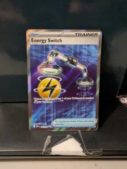 POKEMON TCG Pitch Black 107 Energy Switch Ultra Rare - Image 1