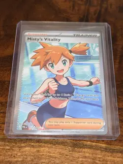 Pokemon Pitch Black Misty’s Vitality Ultra Rare Full Art - Image 1