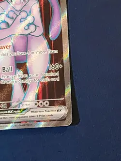 The Pokemon Company Team Rocket's Mewtwo ex 213/182 SV10 Holo Double Rare EN - Image 4