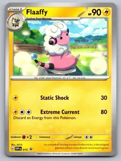 Flaaffy 015 Promo Scarlet & Violet Promo Pokemon Near Mint - Image 1