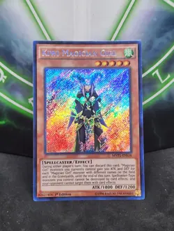 Yugioh Kiwi Magician Girl MVP1-ENS16 Secret Rare 1st Edition NM - Image 1