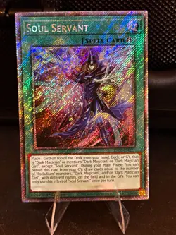 Yu-Gi-Oh! Soul Servant RA03-EN271 Secret Rare Holo 1st Ed Spell - Image 1