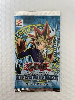 Yu-Gi-Oh! yugioh Legend of Blue-Eyes White Dragon LOB Booster Pack - Image 1