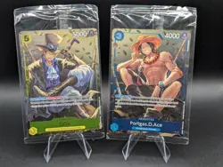 ONE PIECE TCG Tin Pack Vol 2 Sabo Portgas D Ace Promos Sealed - Image 1