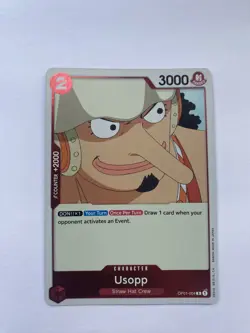 OP01-004 Usopp Rare English One Piece TCG Card Romance Dawn - Image 1