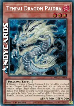 TENPAI DRAGON PAIDRA (Drago) • Segreta Prismatica SP • MP25 EN064 • 1Ed • Yugioh - Image 1