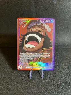 One Piece TCG Gol. D. Roger Alternate Art OP13-003 Carrying On His Will - Image 1