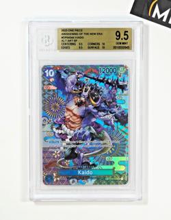 One Piece BGS 9.5 Kaido #044 Alternate Art OP04 2023 English - Image 1