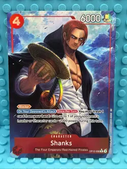 One Piece Shanks OP12-008 Rare Alternate Art - Image 1